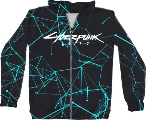 Cyberpunk 2077 - Unisex Zip-through Hoodie 3D - CYBERPUNK 2077 (10) - Mfest