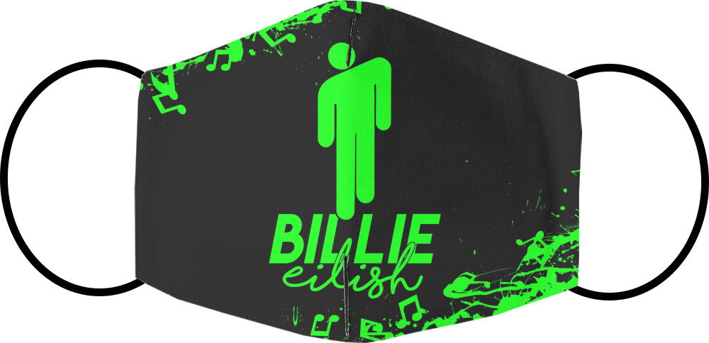 Билли Айлиш/Billie Eilish - Маска на лицо - Billie Eilish (9) - Mfest