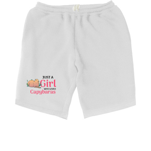 Приколы для нее - Men's Shorts - Just a Girl - Mfest