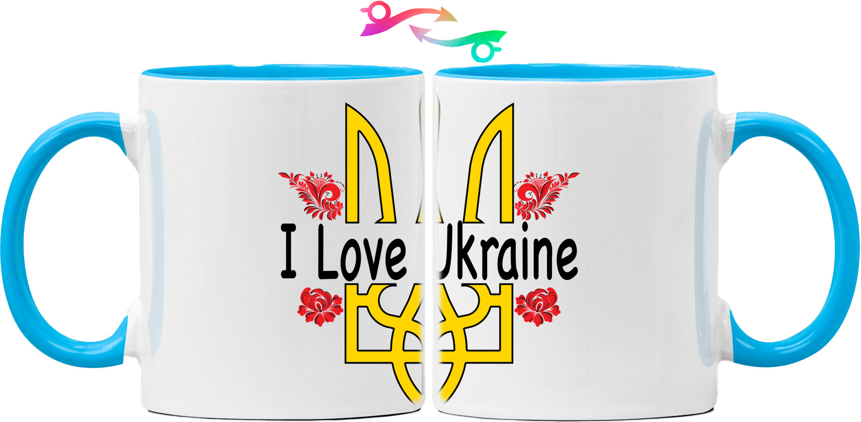 Я УКРАИНЕЦ - Кружка - Я люблю Украину - Mfest