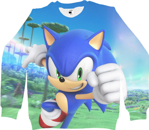 Sonic - Kids' Sweatshirt 3D - Sonic - Mfest