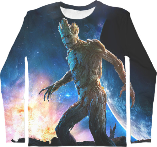 Guardians of the Galaxy - Kids' Longsleeve Shirt 3D - Guardians-of-the-Galaxy-6 - Mfest
