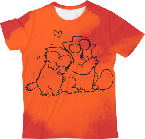 Simons - Kids' T-Shirt 3D - Simon's cat - Mfest