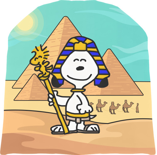 Snoopy / Снуппи - Hat 3D - Snoopy Pharaoh - Mfest