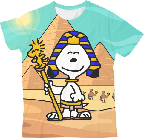 Снупі / Snoopy - Футболка 3D Дитяча - Snoopy фараон - Mfest