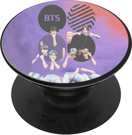 BTS - PopSocket Підставка для мобільного - BTS 9 - Mfest