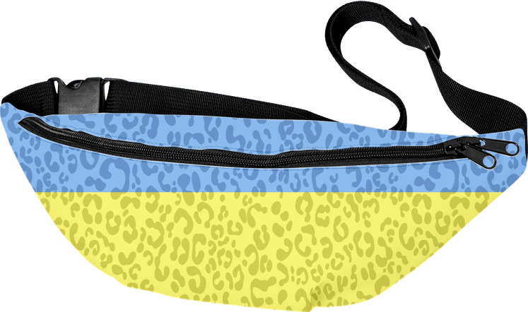 Я УКРАИНЕЦ - Fanny Pack 3D - Zhovto black leopard - Mfest