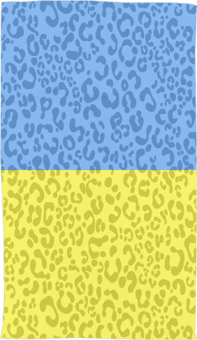 Жовто блакитний леопард