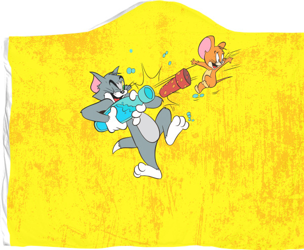 Том и Джеррі / Tom and Jerry - Плед з капюшоном 3D - Tom and Jerry - Mfest
