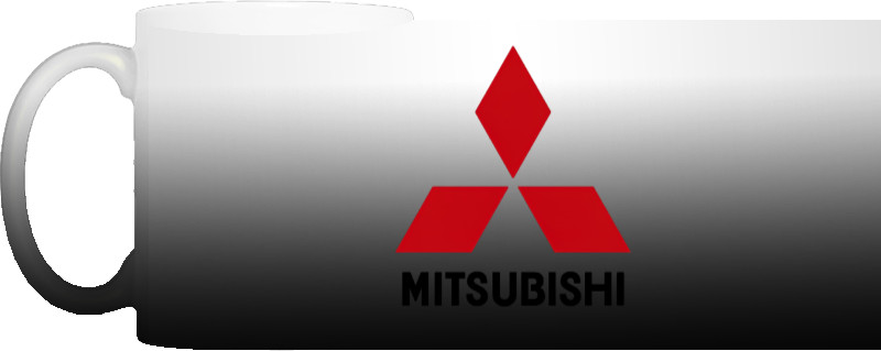 Mitsubishi Logo White