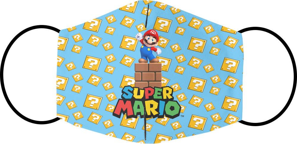 Mario - Маска на лице - Супер Маріо - Mfest