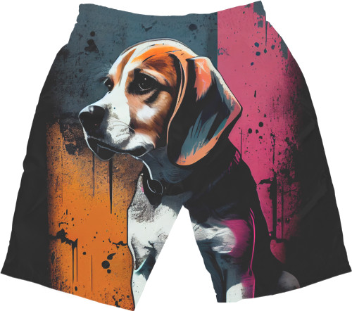 Beagle - Kids' Shorts 3D - Beagle 2 - Mfest