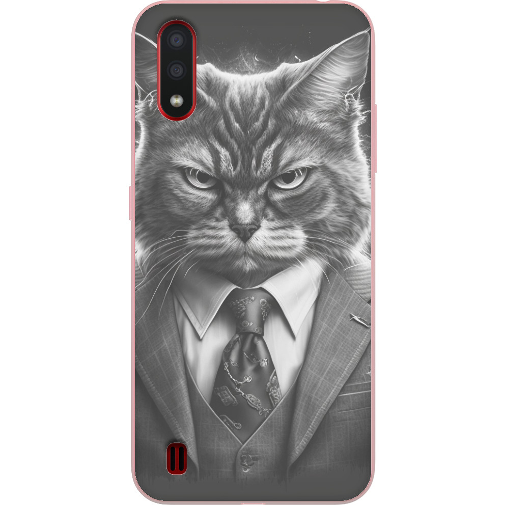Котики - Чохли Samsung - Cat Man - Mfest