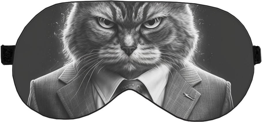 Коты и Кошки - Sleep mask 3D - cat man - Mfest