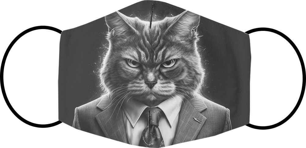 Котики - Маска на обличчя - Cat Man - Mfest