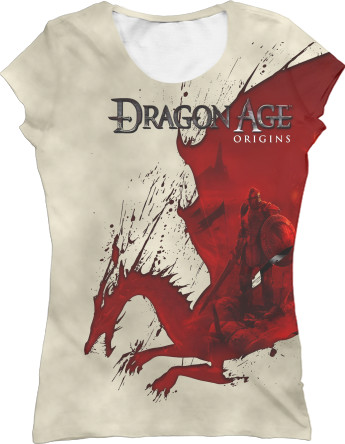 Dragon Age - Футболка 3D Жіноча - Dragon age - Mfest