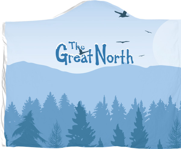 Велика Північ / The Great North - Плед із капюшоном 3D - Велика північ - Mfest
