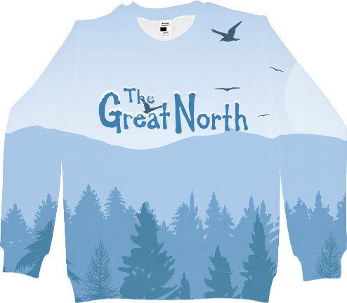Велика Північ / The Great North - Світшот 3D Дитячий - Велика північ - Mfest