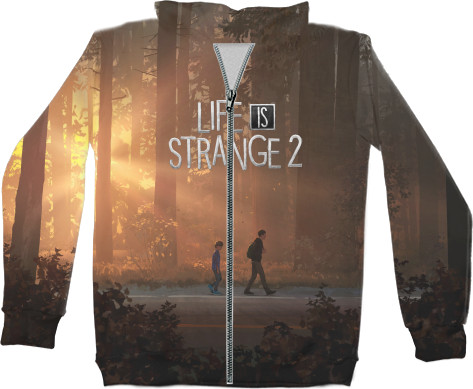 Life is Strange / Жизнь — странная штука - Худи на молнии 3D Унисекс - Life Is Strange 4 - Mfest