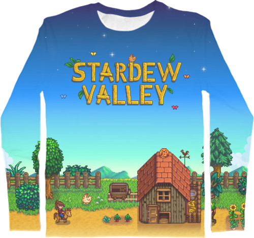 Stardew Valley - Longsleeve 3D Male - stardew valley - Mfest