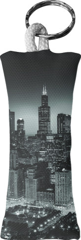 City Style - Брелок антистрес 3D - Chicago - Mfest