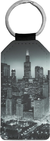 City Style - Keychain rectangular - Chicago - Mfest