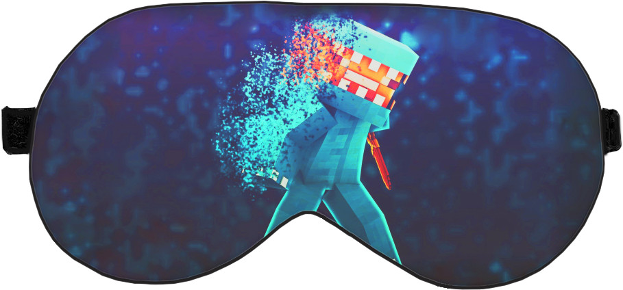Minecraft - Sleep mask 3D - Minecraft ANARCHY - Mfest