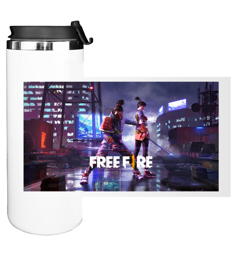 Garena Free Fire - Thermo mug - Free Fire Samurai Team - Mfest
