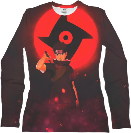 Наруто - Longsleeve 3D Female - Uchiha Shisui - Mfest