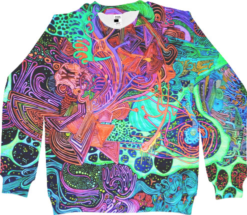 ИГРЫ - Sweatshirt 3D Male - Psychedelic art - Mfest