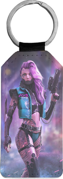 Cyberpunk Girl Portrait