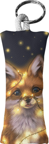 Fox And Christmas Lights