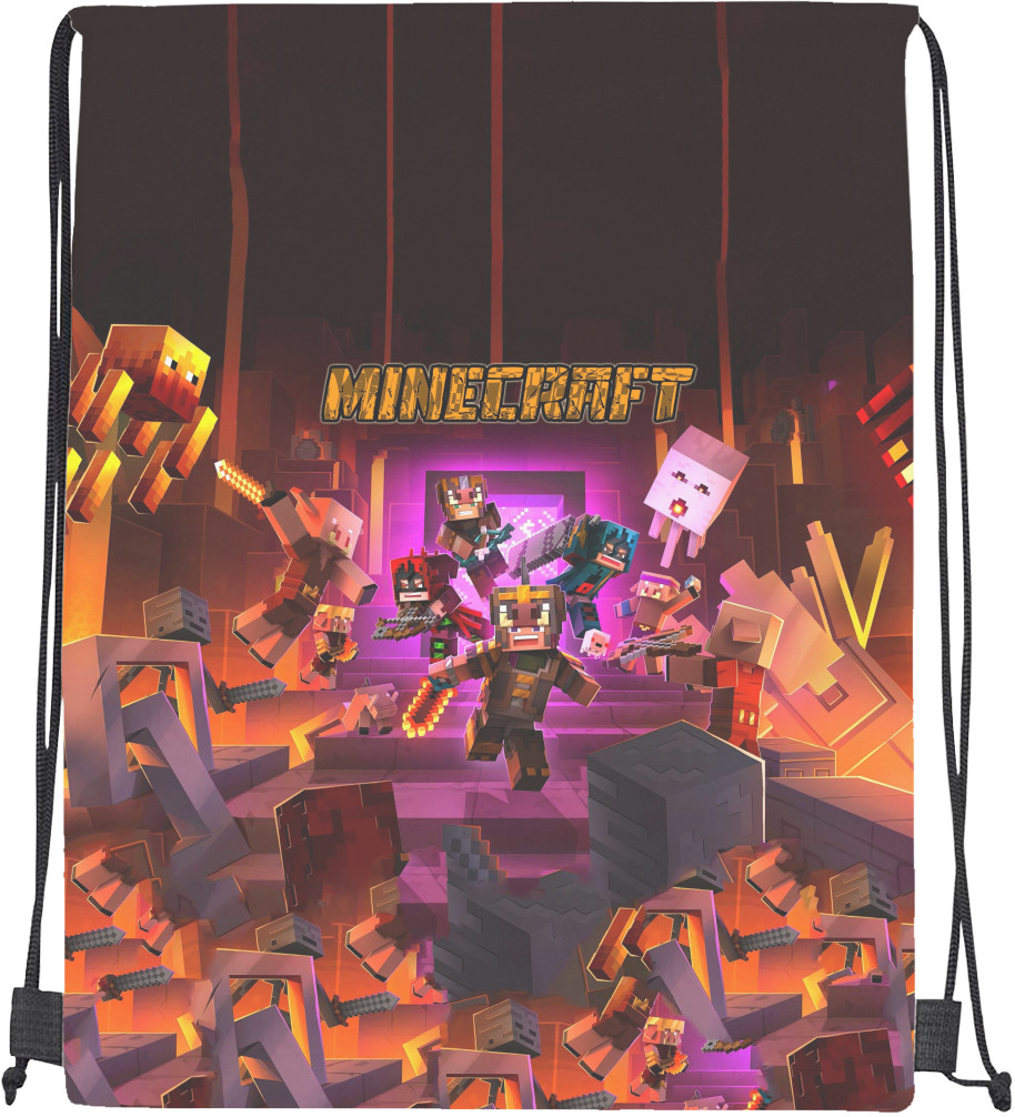 Minecraft - Sports bag - Minecraft NEW art - Mfest