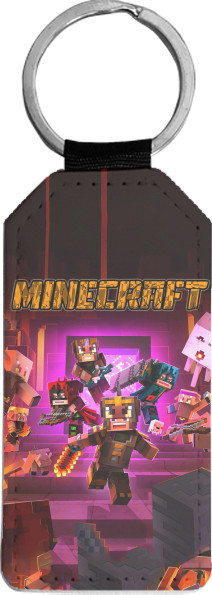 Minecraft - Брелок прямоугольный - Minecraft NEW art - Mfest