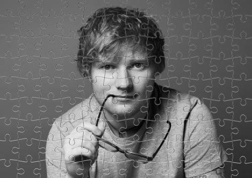 Знаменитости - Puzzle with small elements - Ed Sheeran - Mfest