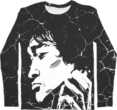 Цой - Longsleeve 3D Child - Viktor Tsoi Art Cracks - Mfest