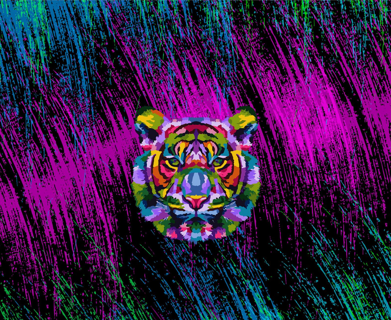 colorful tiger