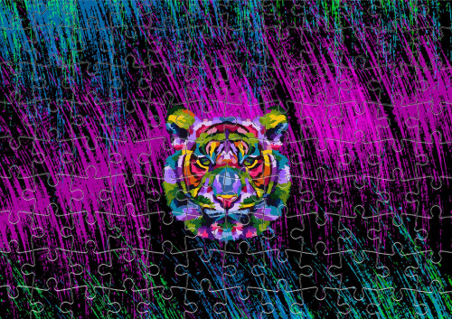 Красочный Тигр