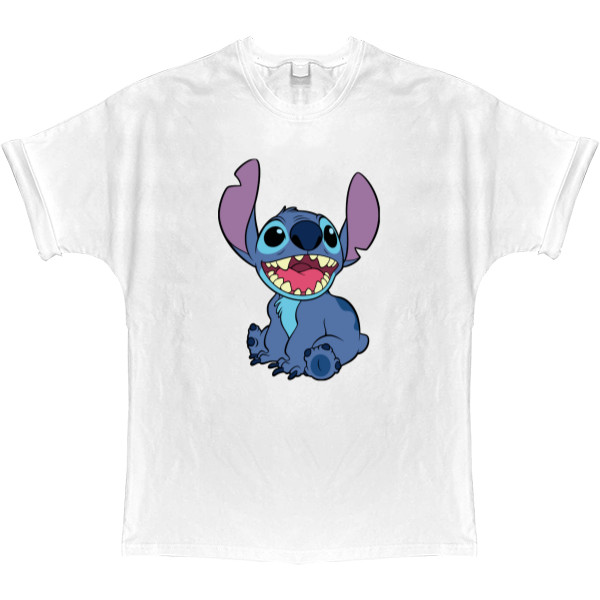 Лила и Стич - Oversized T-shirt - Stitch - Mfest