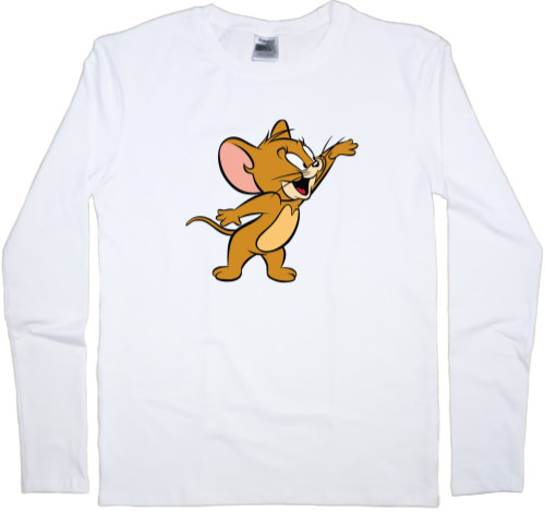 Том и Джеррі / Tom and Jerry - Чоловічий лонгслів - Джеррі - Mfest