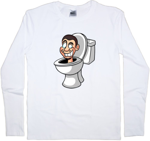 Skibidi Toilet VS Cameraman - Longsleeve Premium Male - Skibidi toilet - Mfest