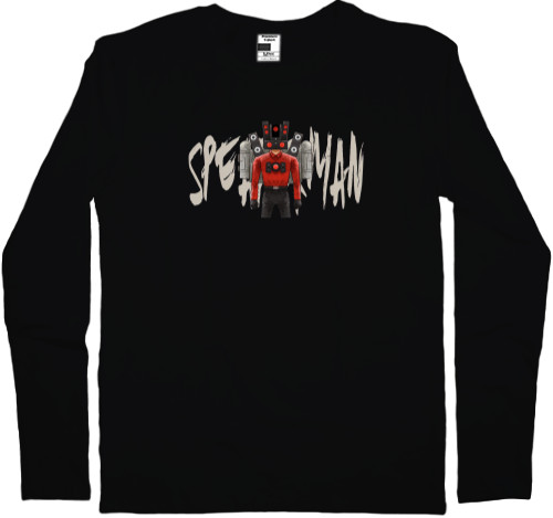 Skibidi Toilet VS Cameraman - Longsleeve Premium Male - Speaker man - Mfest