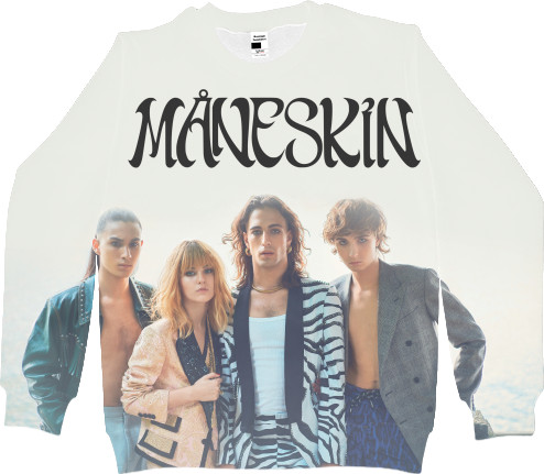 Maneskin - Sweatshirt 3D Male - Maneskin 3 - Mfest