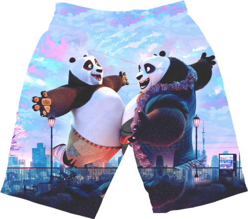 Кунг-фу панда - Шорти 3D Дитячі - Панда Кунг-Фу Friends - Mfest