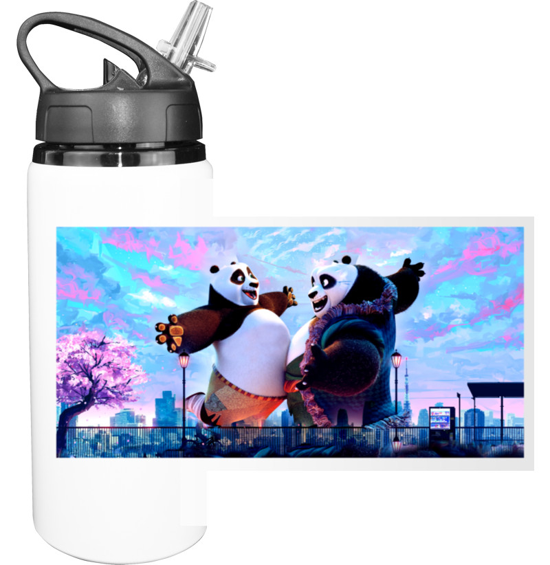 Кунг-фу панда - Пляшка для води - Панда Кунг-Фу Friends - Mfest