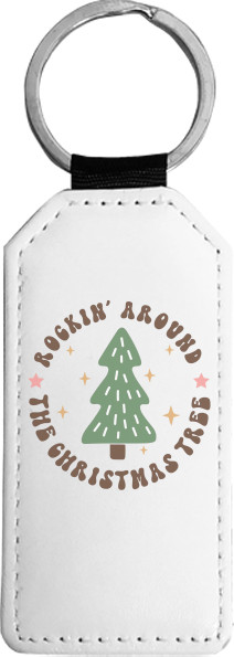 НОВЫЙ ГОД - Keychain rectangular - Rockin Around The Christmas - Mfest