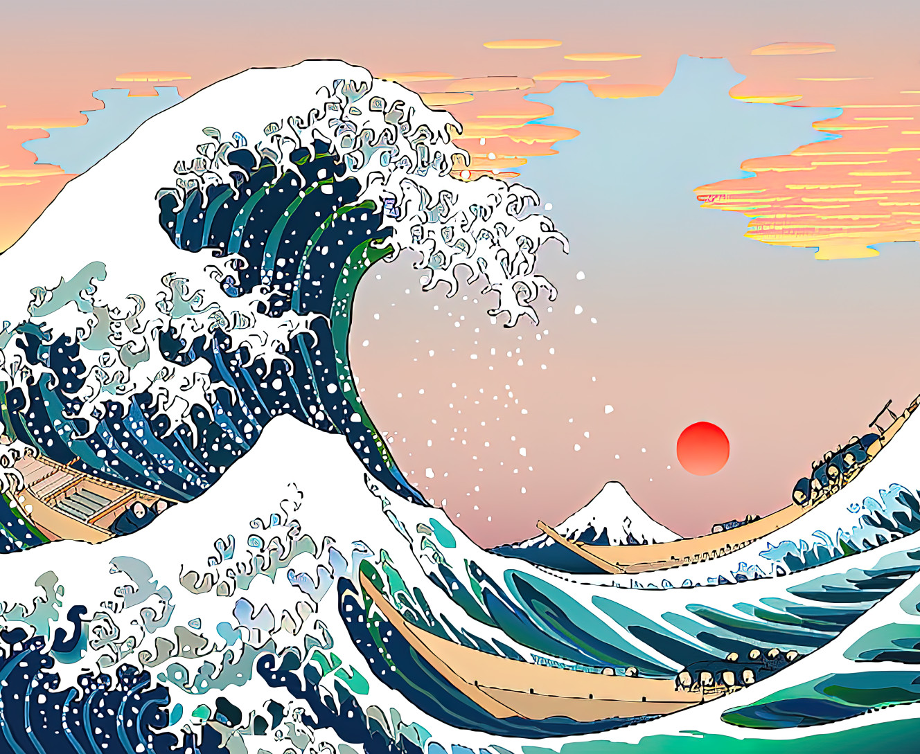 Great wave in Kanagawa