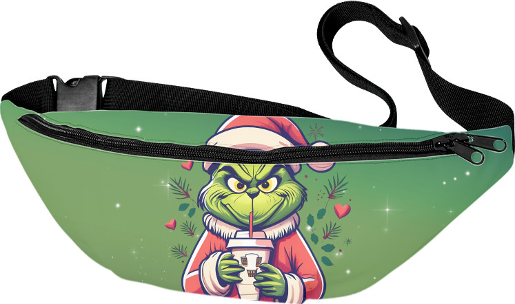Grinch with a cup