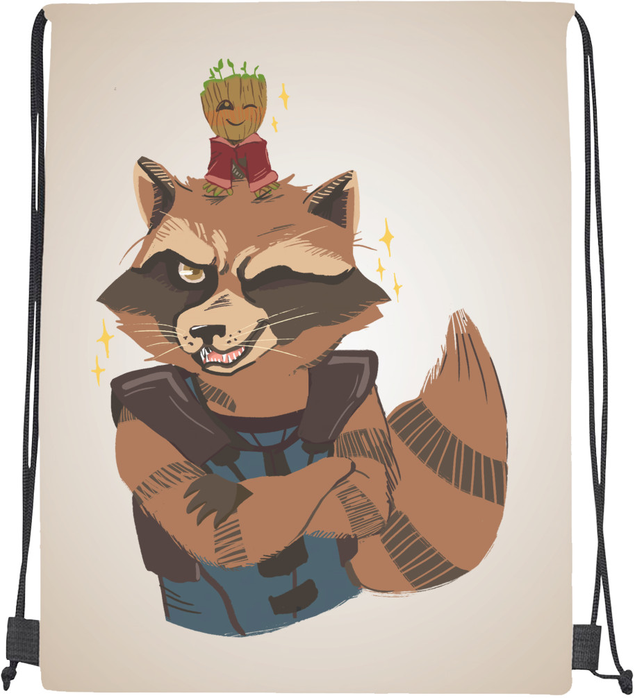 Groot and Rocket