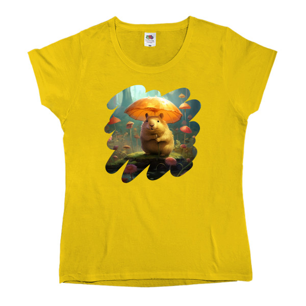 Capybara - T-shirt Classic Women's Fruit of the loom - Cute capybara - Mfest